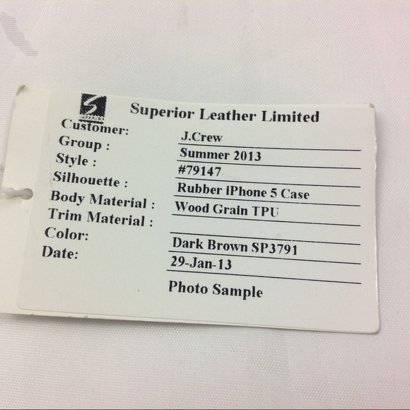 J.Crew Phone Cover iPhone 5 Case Brown SAMPLE - Picture 3 of 3
